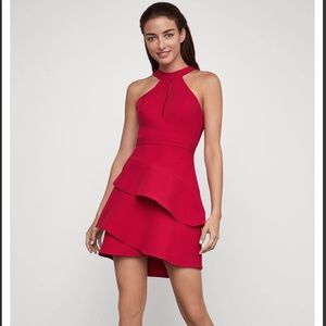 SOLD BCBG MAXAZRIA Tiered Crepe Cocktail Dress
